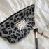 Cosmetic Bag Women Floral Makeup Case Organizer Korean Embroidery Cosmetic Pouch Travel Toiletry Bag Corduroy Canvas Beauty Case